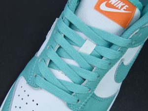 Nike Dunk Low White Turquoise (W) side view