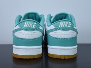 Nike Dunk Low White Turquoise (W) close-up detail