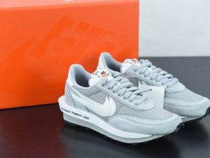 Sacai Waffle SFFragment Grey side view