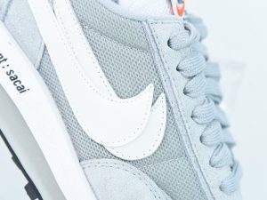 Sacai Waffle SFFragment Grey side view