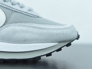 Sacai Waffle SFFragment Grey close-up detail