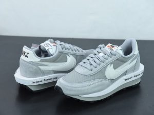 Sacai Waffle SFFragment Grey front view