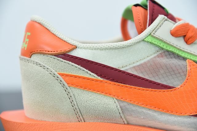 279331632024995_4-1 Sacai Waffle Kiss Of Death Net Orange side view