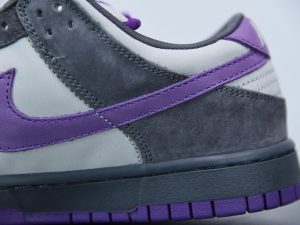 Nike Dunk SB Low Purple Pigeon close-up detail