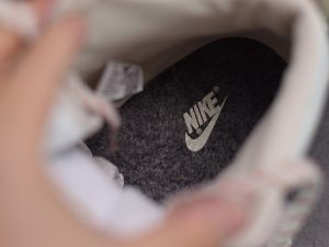 Nike SB Dunk High Pro Grey white front view