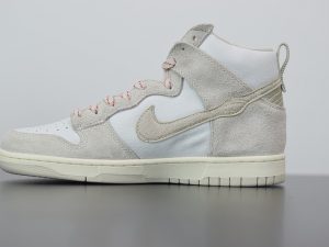 Nike SB Dunk High Pro Grey white side view