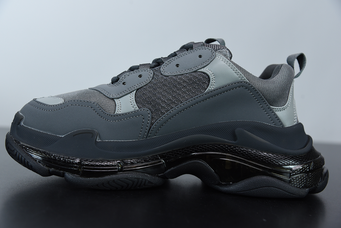 4ceb3401 Balenciaga Triple S Black Ash outfit style