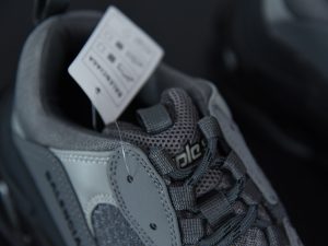 Balenciaga Triple S Black Ash side view