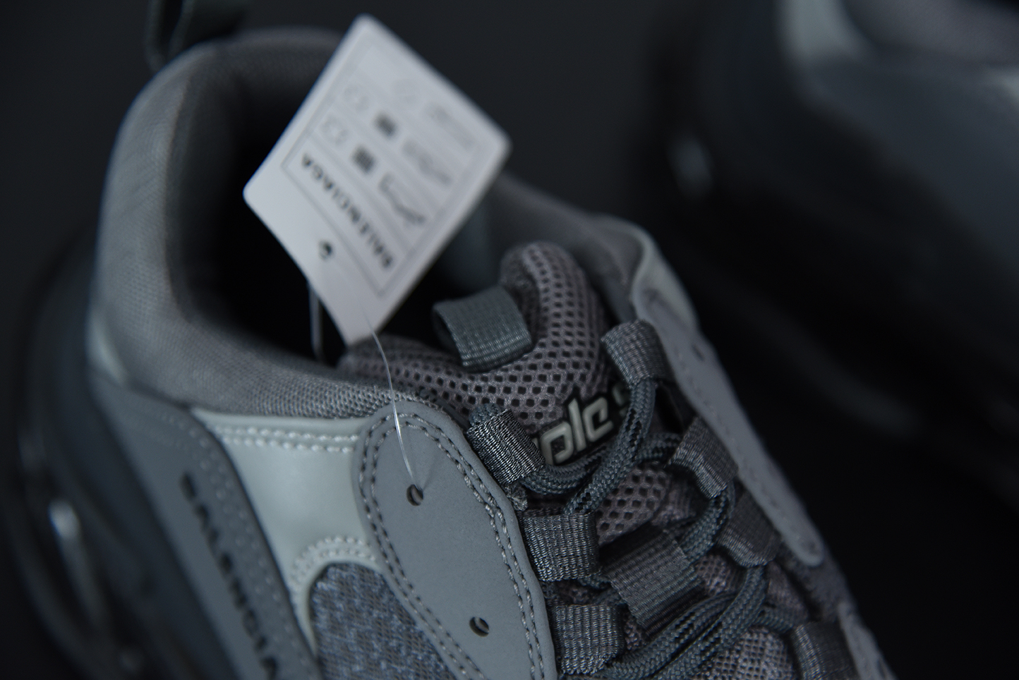 6e1dbb6e Balenciaga Triple S Black Ash side view