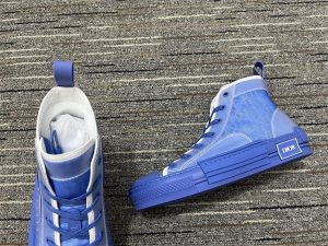 Christian Dior High B23 Oblique Blue front view