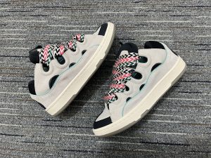 Lanvin Curb Sneaker Sail Turquoise Purple front view