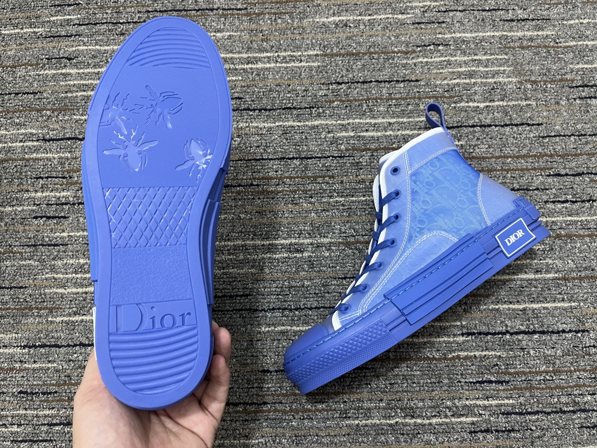 b3370069 Christian Dior High B23 Oblique Blue side view