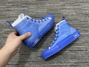 Christian Dior High B23 Oblique Blue outfit style