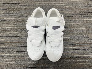 Lanvin Curb Sneaker White side view