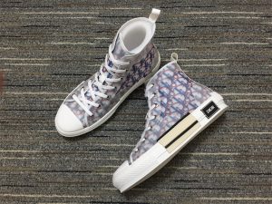 Christian Dior High B23 Oblique Pixel Blue Red detail view