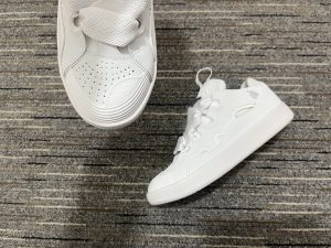 Lanvin Curb Sneaker White outfit style