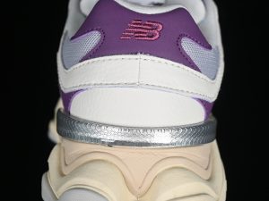 New Balance 9060 White Grey Purple Silver detail view