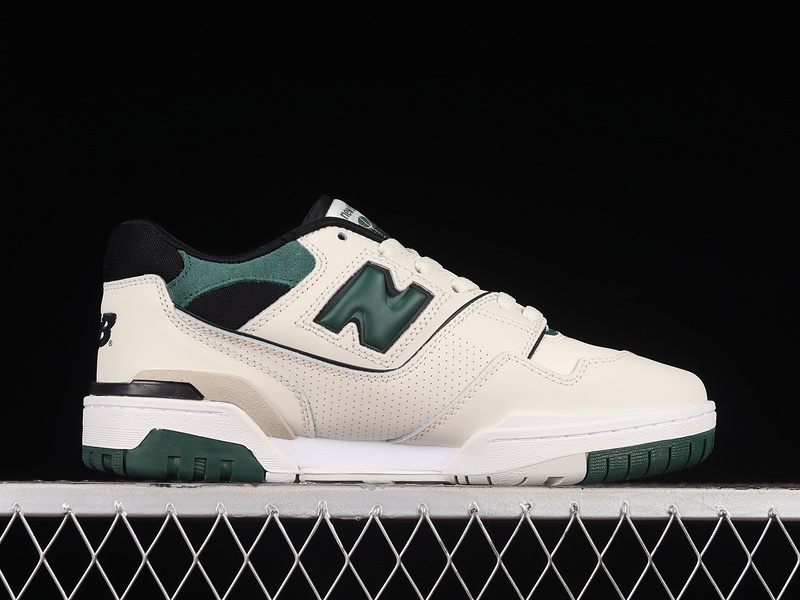 b5f1dfd9 New Balance 550 Shoes White Pine Green Black detail view