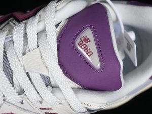 New Balance 9060 White Grey Purple Silver front view