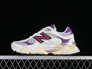 New Balance 9060 White Grey Purple Silver outfit style