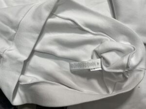 Alo Set White close-up detail