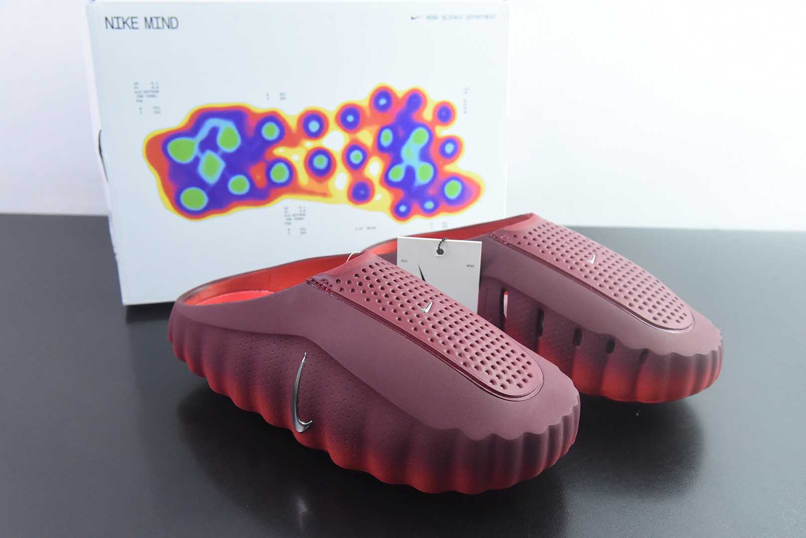 cb31375d Nike Mind 001 Slide Team Red University Red side view