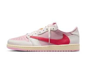 Jordan 1 Retro Low OG SP Travis Scott Sail Tropical Pink IQ7604-101